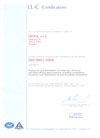 Certifikát ISO 9001:2000 ENG